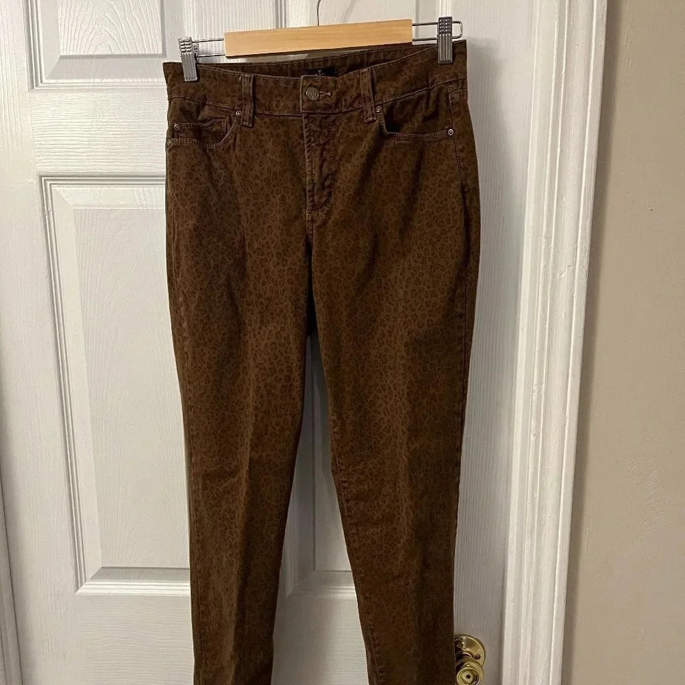 Women’s NYDJ Animal Print Pants Size 6